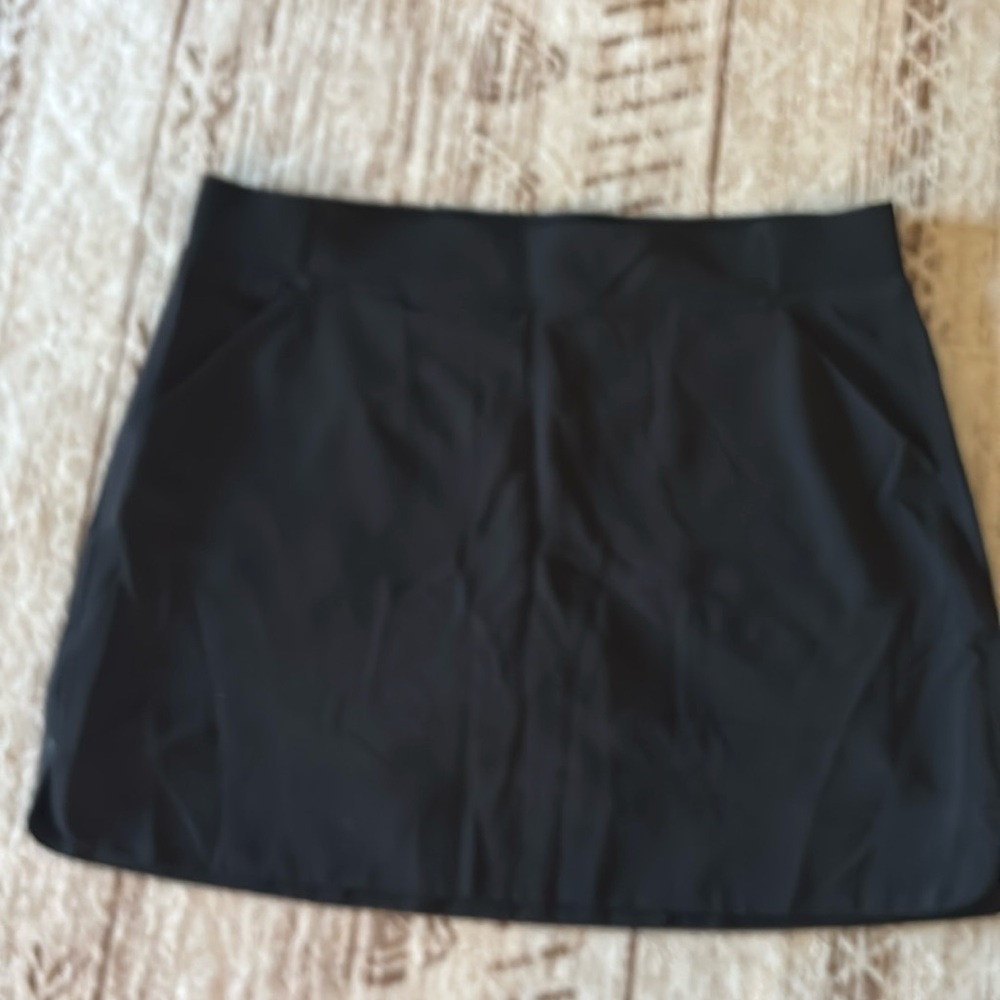 Black Skort With Pockets